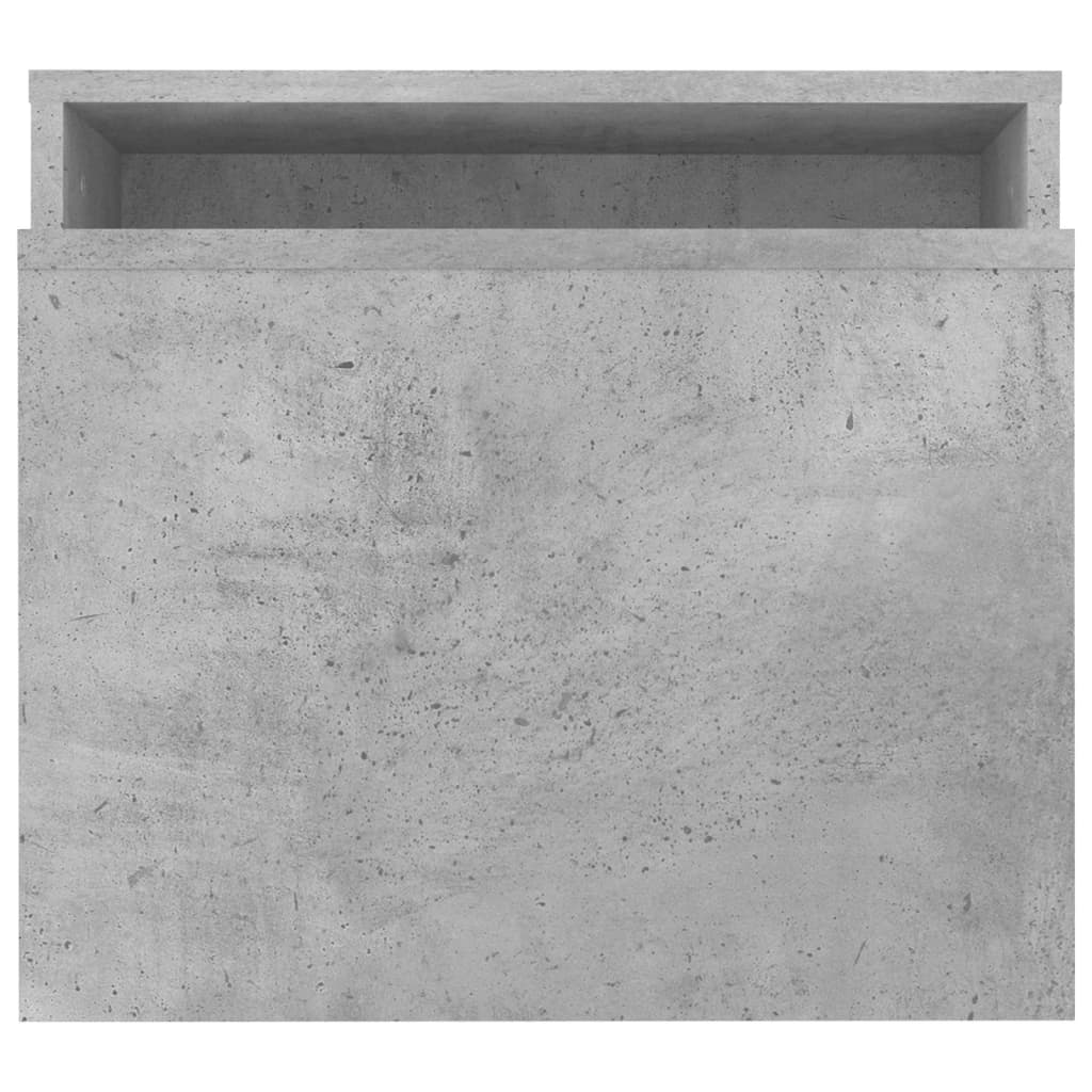 betonszürke szerelt fa dohányzóasztal szett 100 x 48 x 40 cm