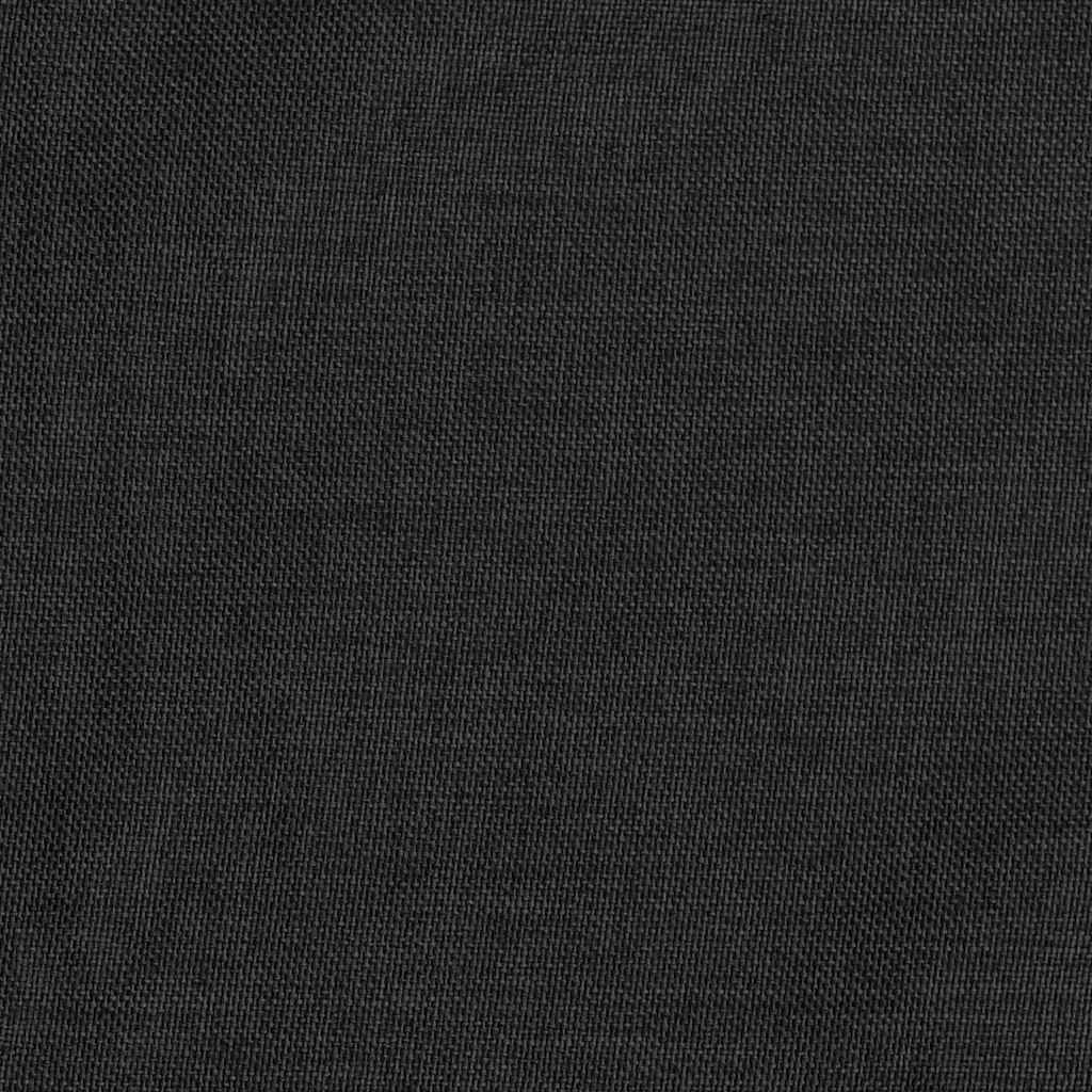 antracit vászonhatású sötétítőfüggöny kampókkal 290 x 245 cm