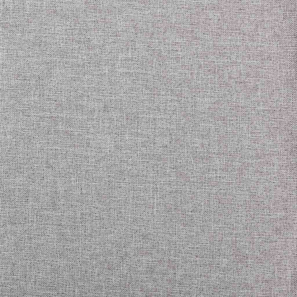 2 db szürke, vászonhatású sötétítőfüggöny fűzőkarikával 140 x 225 cm