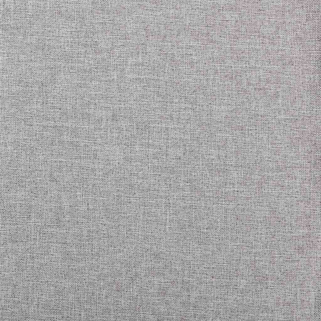 szürke vászonhatású sötétítőfüggöny kampókkal 290 x 245 cm
