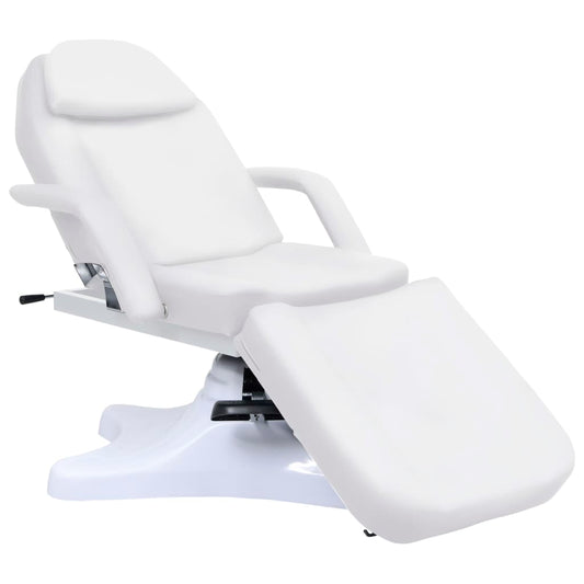 fehér masszázsasztal 180 x 62 x (86,5-118) cm