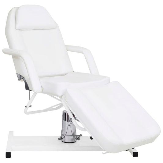 fehér masszázsasztal 180 x 62 x (87-112) cm