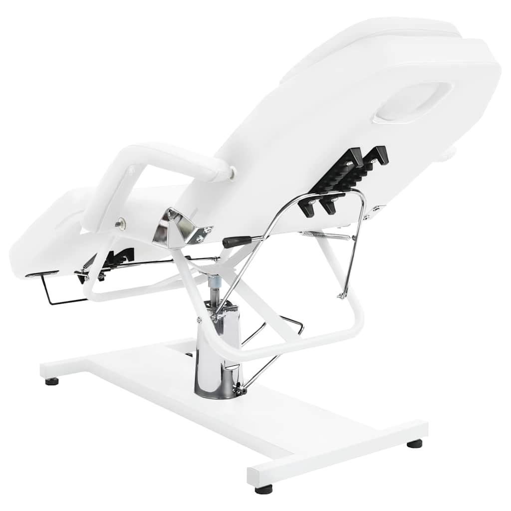 fehér masszázsasztal 180 x 62 x (87-112) cm