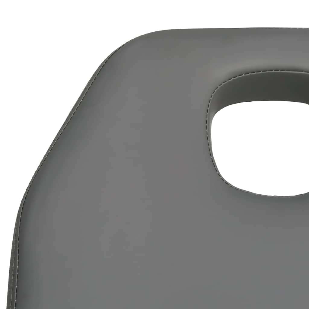 szürke masszázsasztal 180 x 62 x (87-112) cm