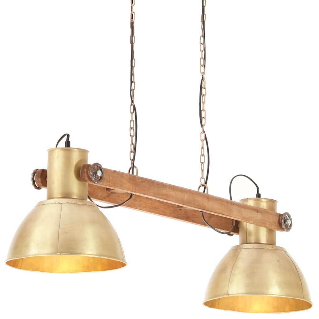 sárgaréz színű ipari függőlámpa 25 W 109 cm E27