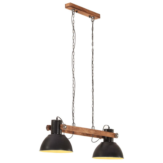 fekete ipari függőlámpa 25 W 109 cm E27