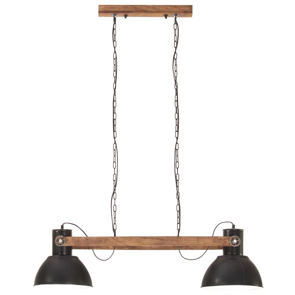 fekete ipari függőlámpa 25 W 109 cm E27