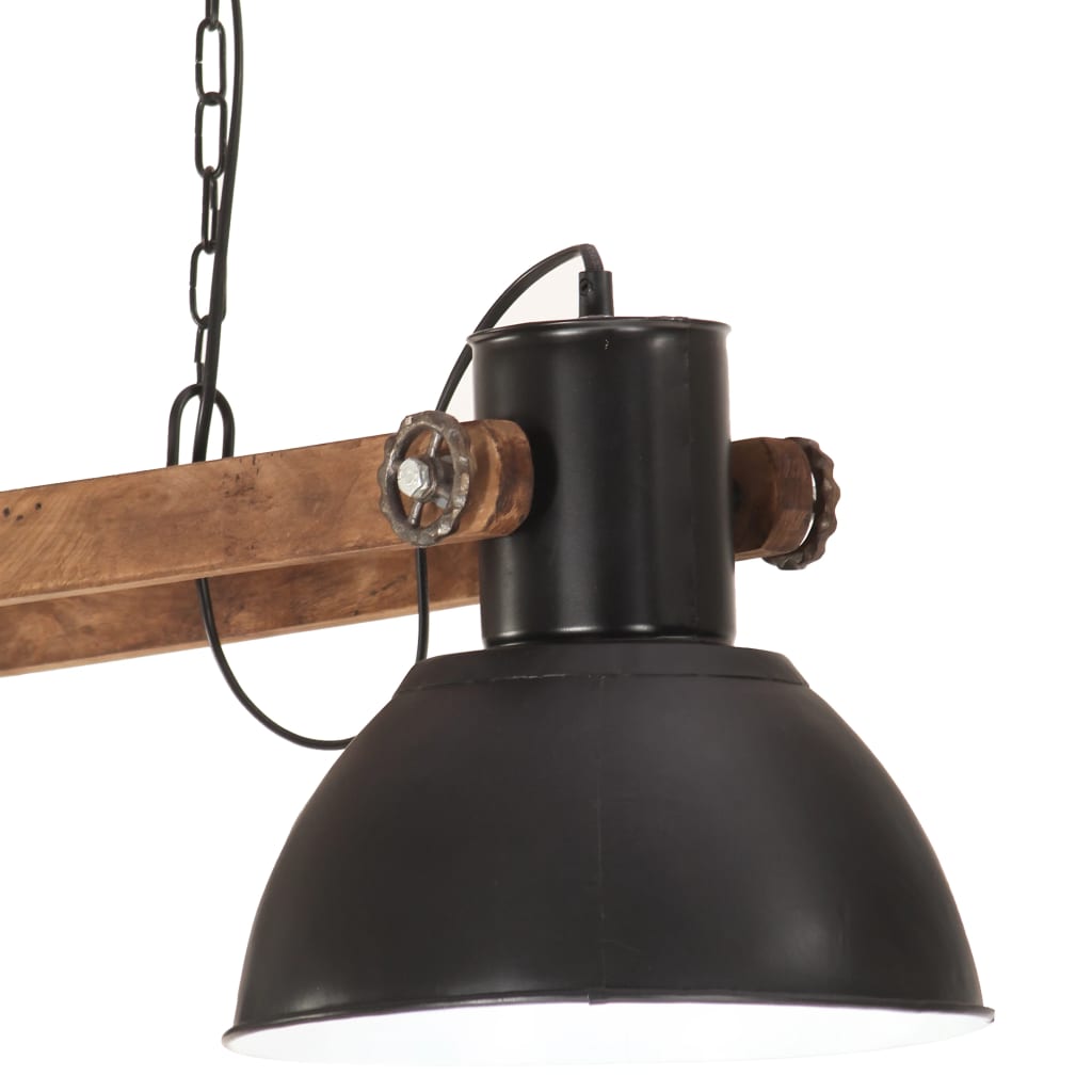 fekete ipari függőlámpa 25 W 109 cm E27