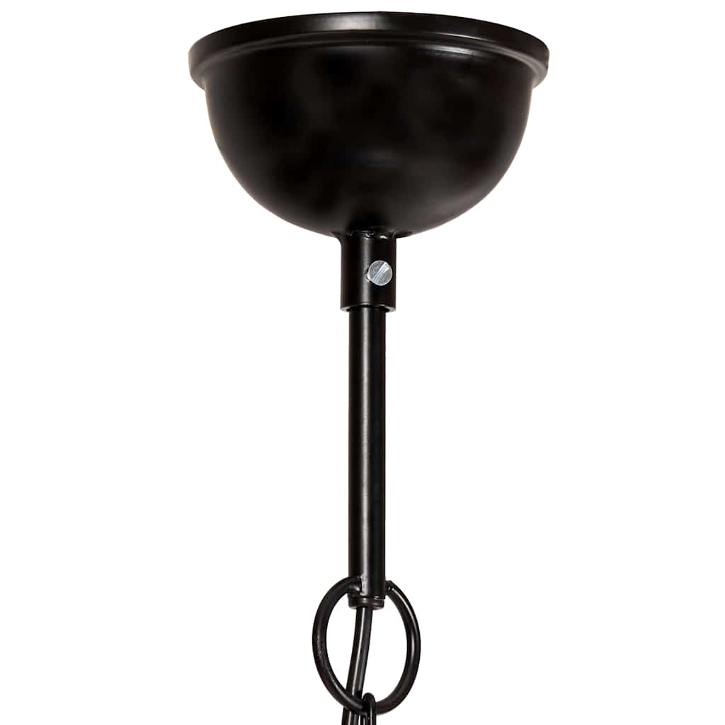 kerek fekete ipari függőlámpa 25 W 40 cm E27