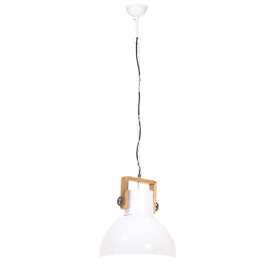 kerek fehér ipari függőlámpa 25 W 40 cm E27