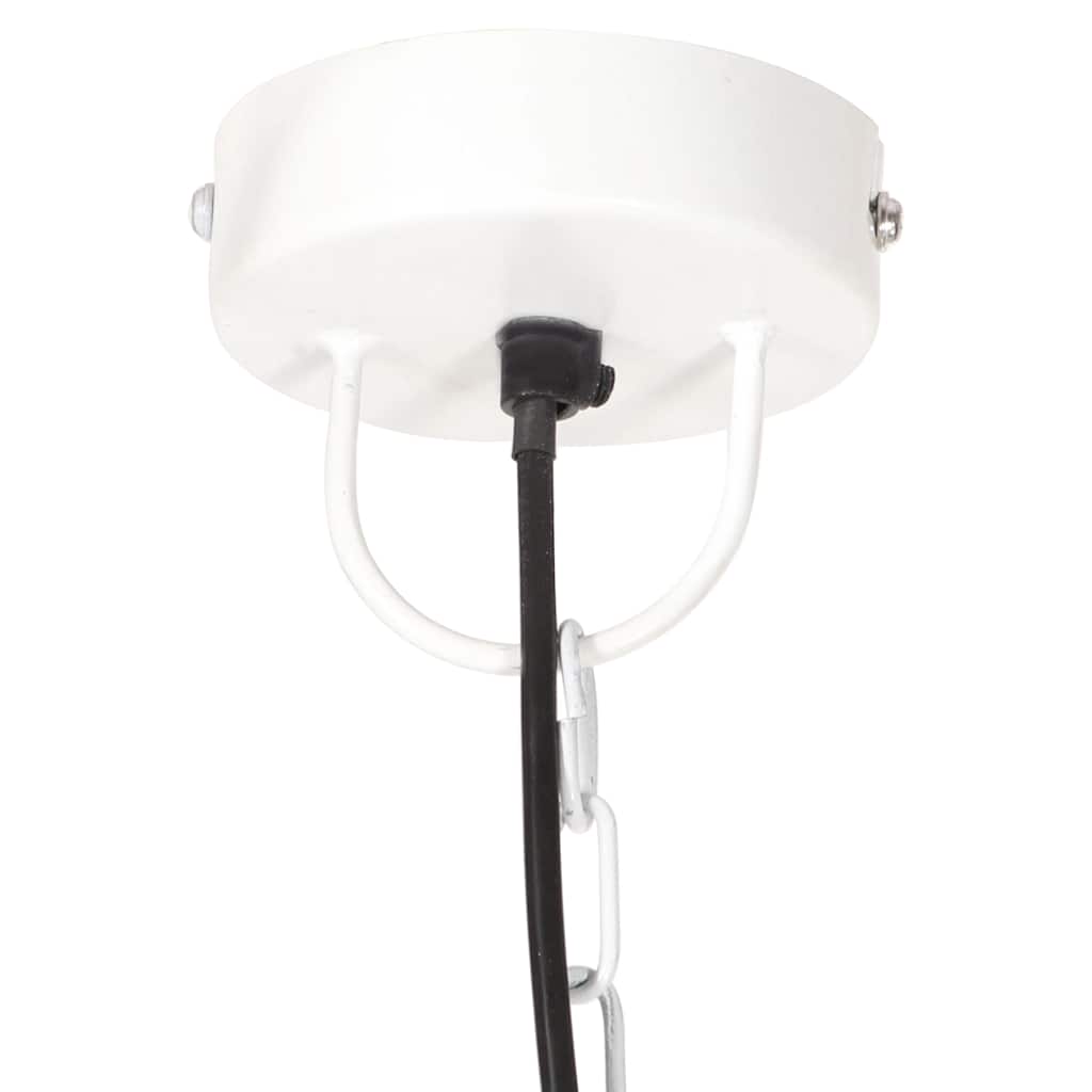 kerek fehér ipari függőlámpa 25 W 30 cm E27