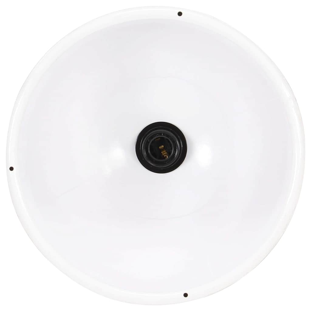 kerek fehér ipari függőlámpa 25 W 30 cm E27