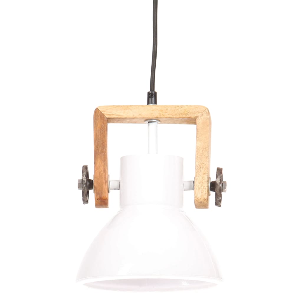 kerek fehér ipari függőlámpa 25 W 19 cm E27