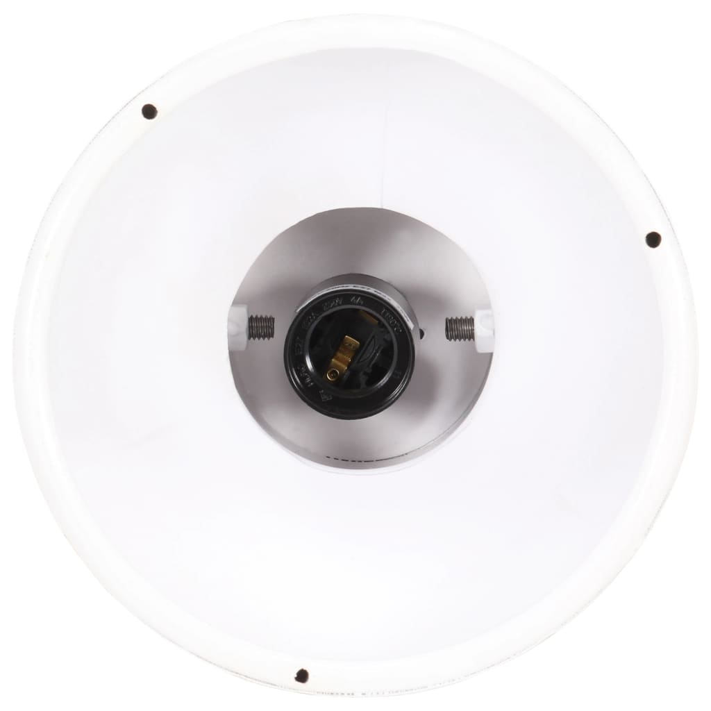 kerek fehér ipari függőlámpa 25 W 19 cm E27