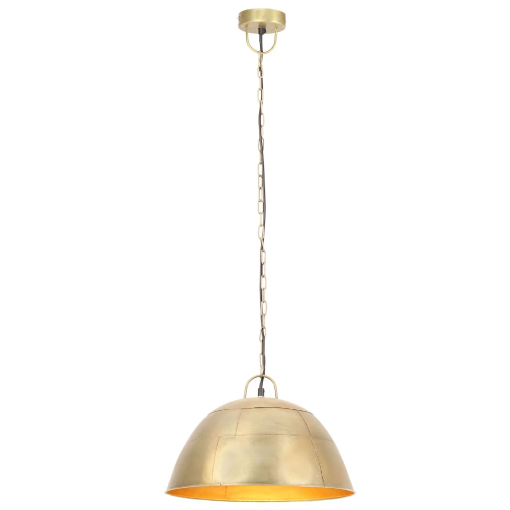 kerek sárgaréz ipari függőlámpa 25 W 41 cm E27