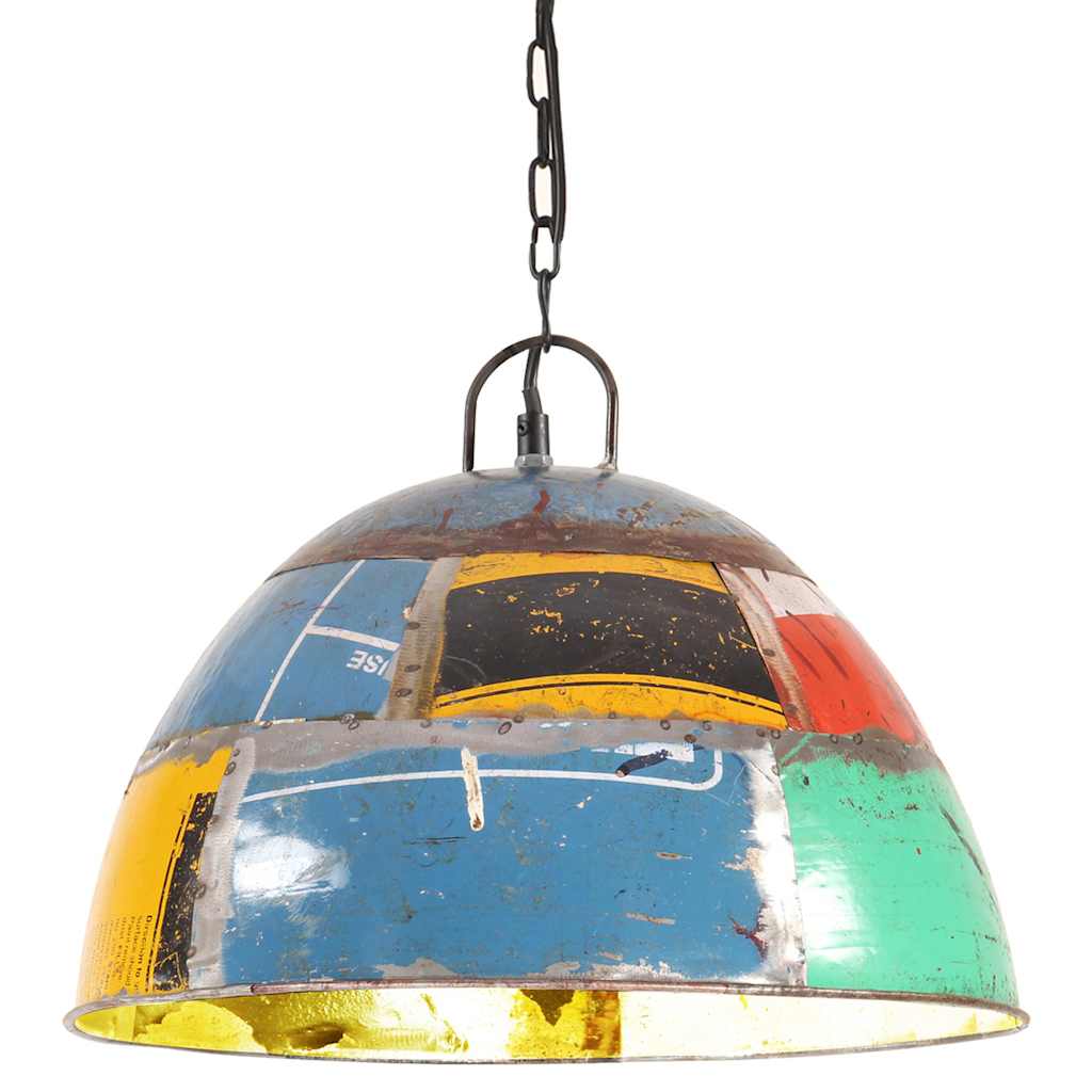 kerek többszínű ipari függőlámpa 25 W 41 cm E27