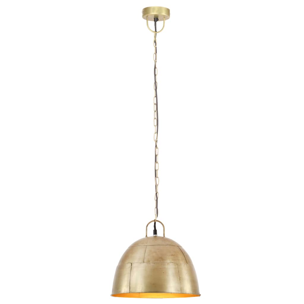 kerek sárgaréz vintage ipari függőlámpa 25 W 31 cm E27