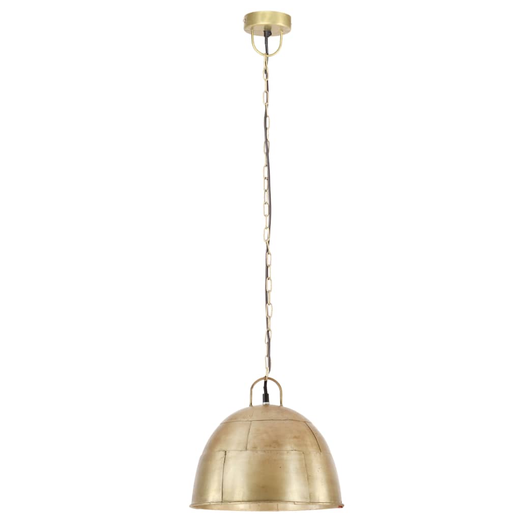 kerek sárgaréz vintage ipari függőlámpa 25 W 31 cm E27