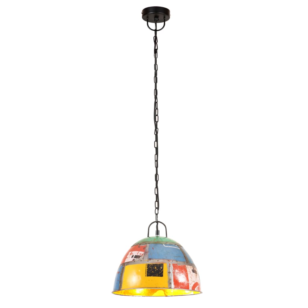 kerek többszínű vintage ipari függőlámpa 25 W 31 cm E27