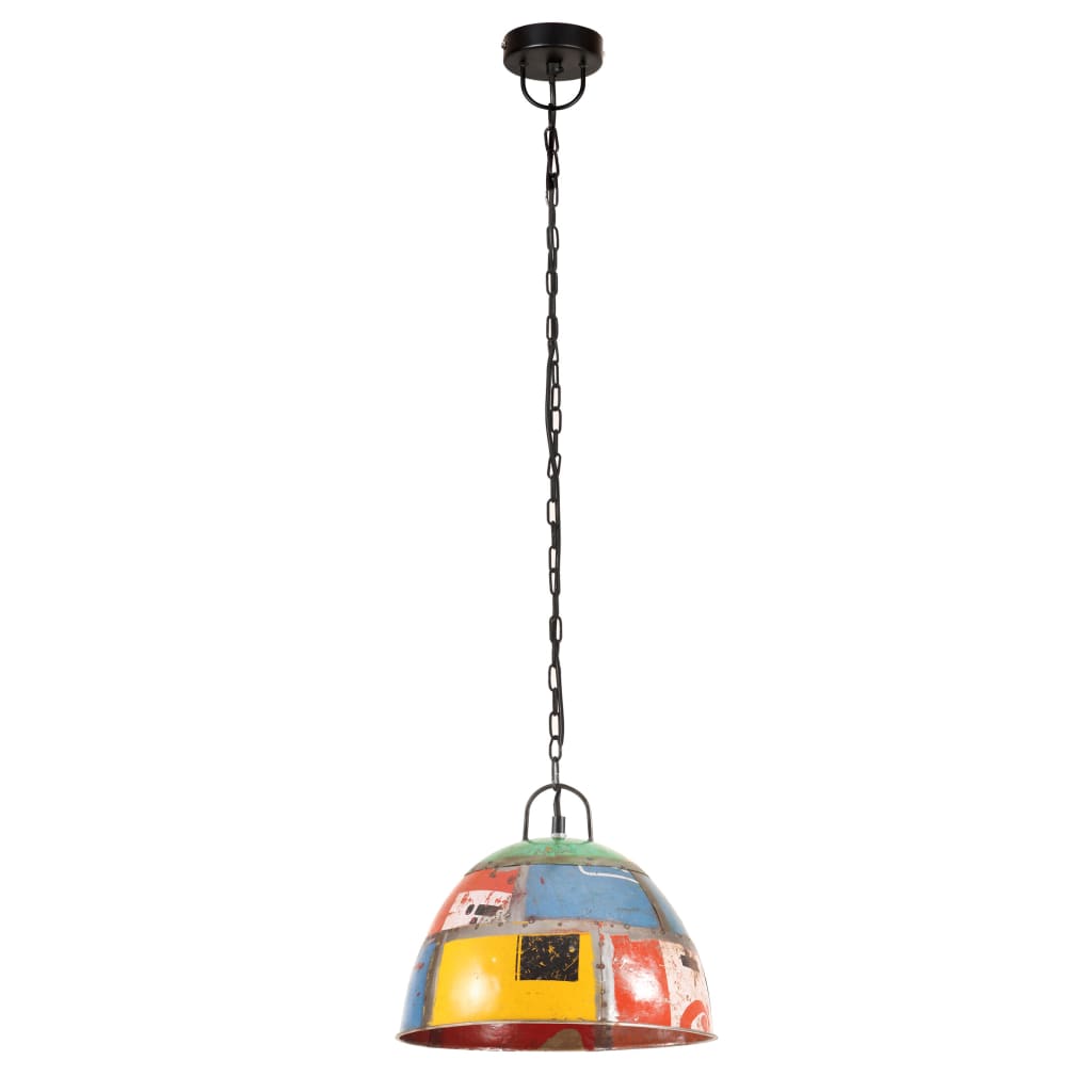 kerek többszínű vintage ipari függőlámpa 25 W 31 cm E27