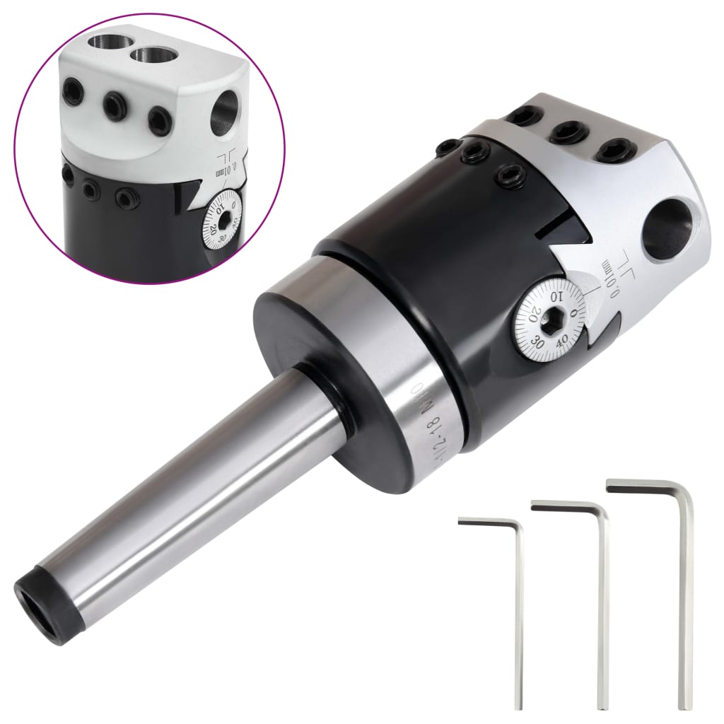 F1-12 fúrófej MT2-M10 fúrószárral maróesztergáláshoz 50 mm
