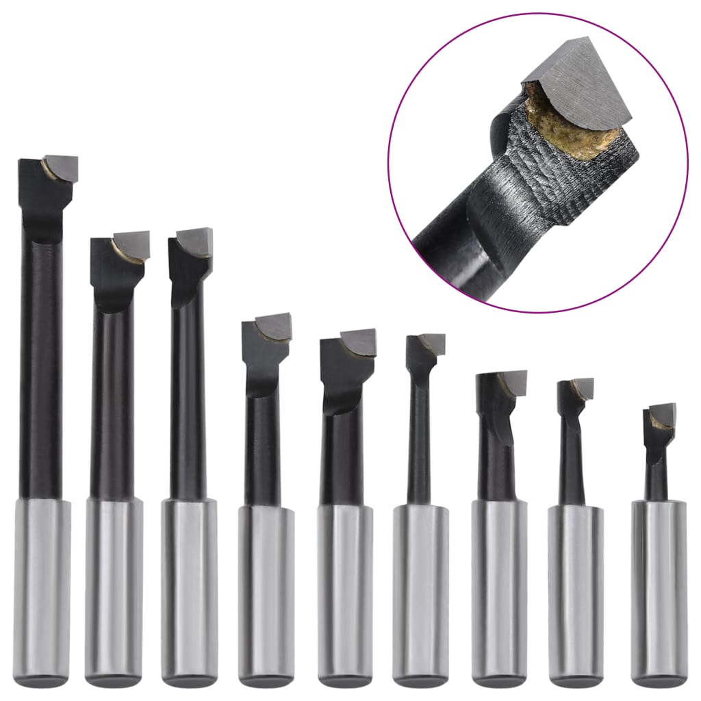 15 darabos fúrókészlet 50 mm-es fúrófejjel F1-12 MT2-M10