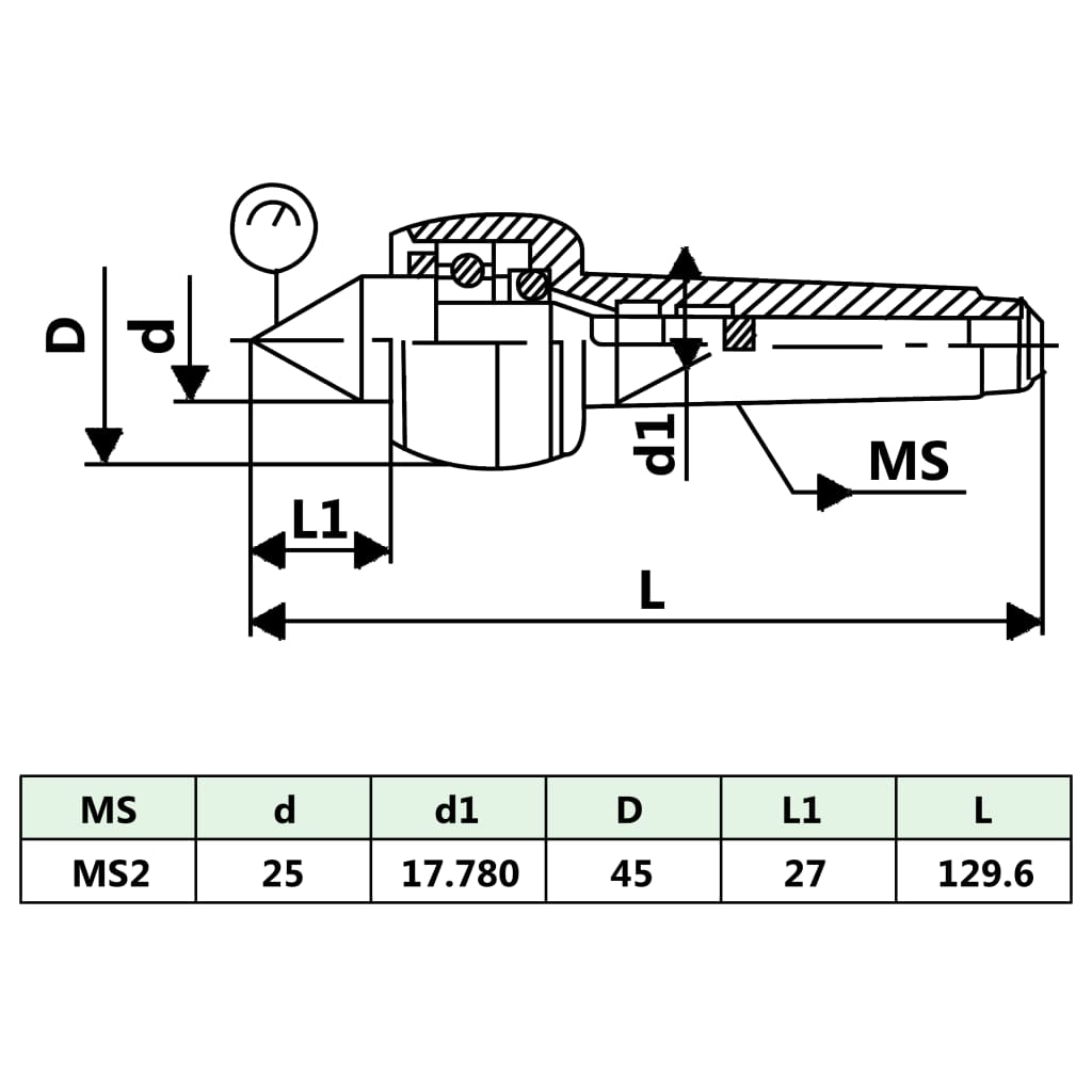 forgócsúcs DM312 MT2/MK2