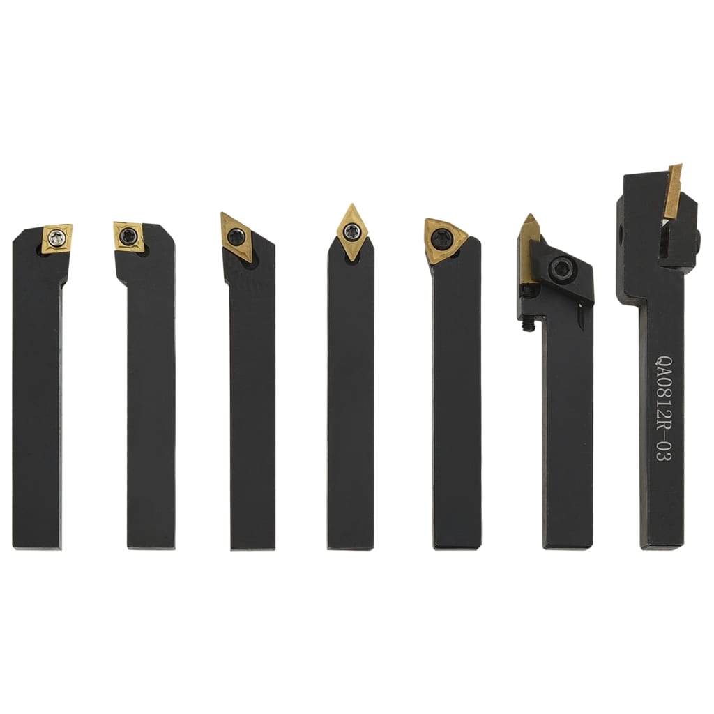 12 részes váltólapos esztergaszerszám készlet 8x8 mm 70 mm