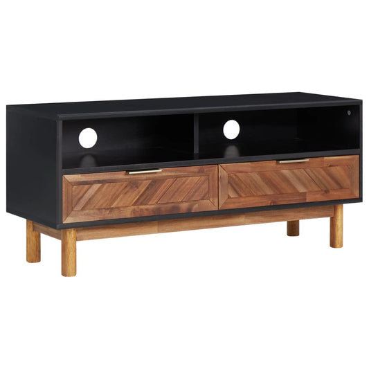 tömör akácfa és MDF TV-szekrény 100 x 35 x 45 cm