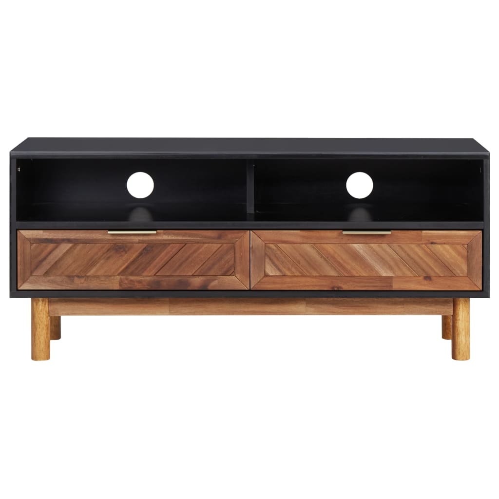 tömör akácfa és MDF TV-szekrény 100 x 35 x 45 cm