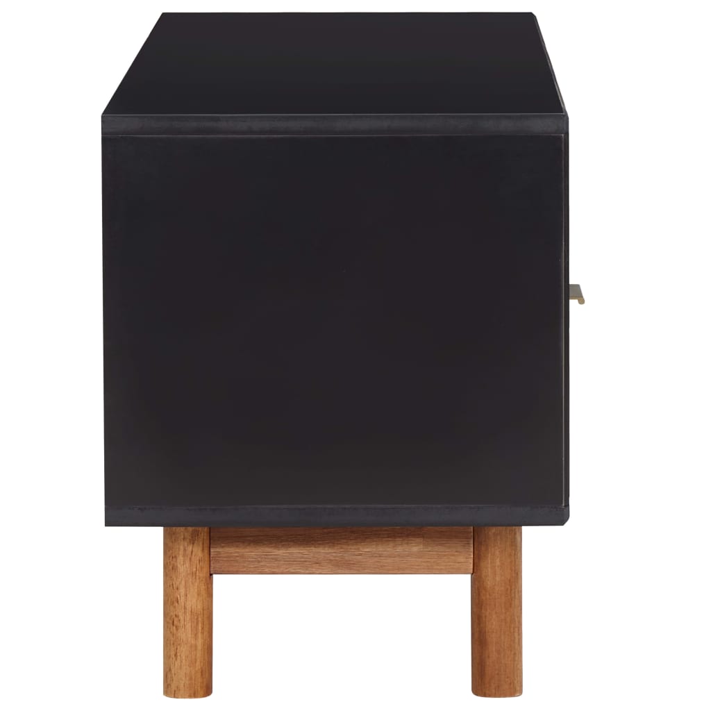 tömör akácfa és MDF TV-szekrény 100 x 35 x 45 cm