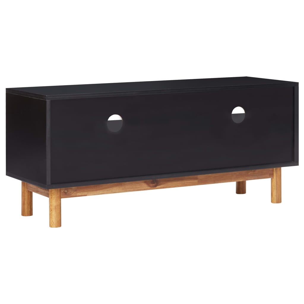 tömör akácfa és MDF TV-szekrény 100 x 35 x 45 cm