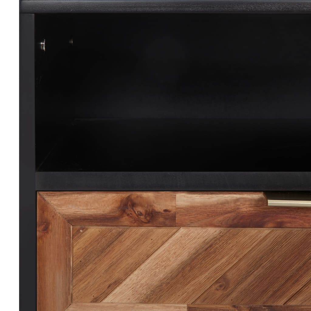 tömör akácfa és MDF TV-szekrény 100 x 35 x 45 cm