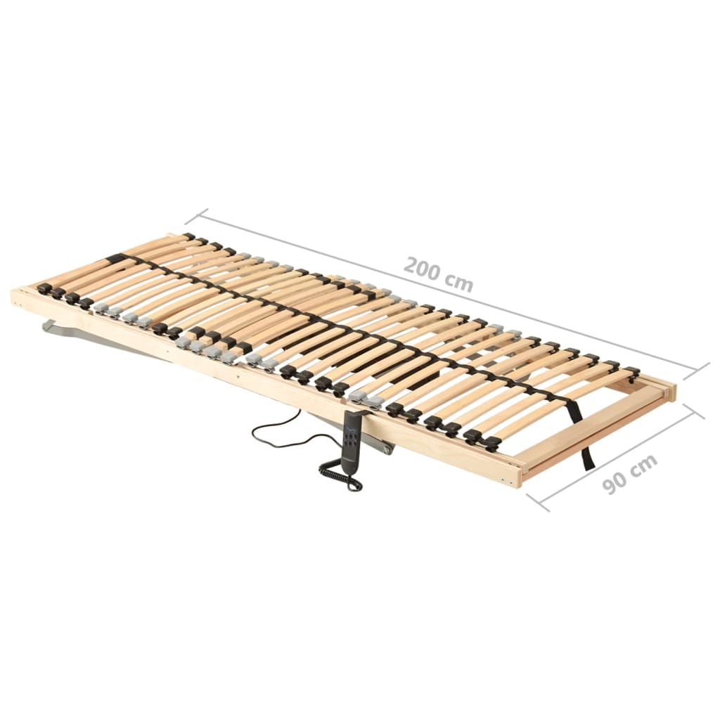 7 zónás 28 léces elektromos ágyrács 90 x 200 cm