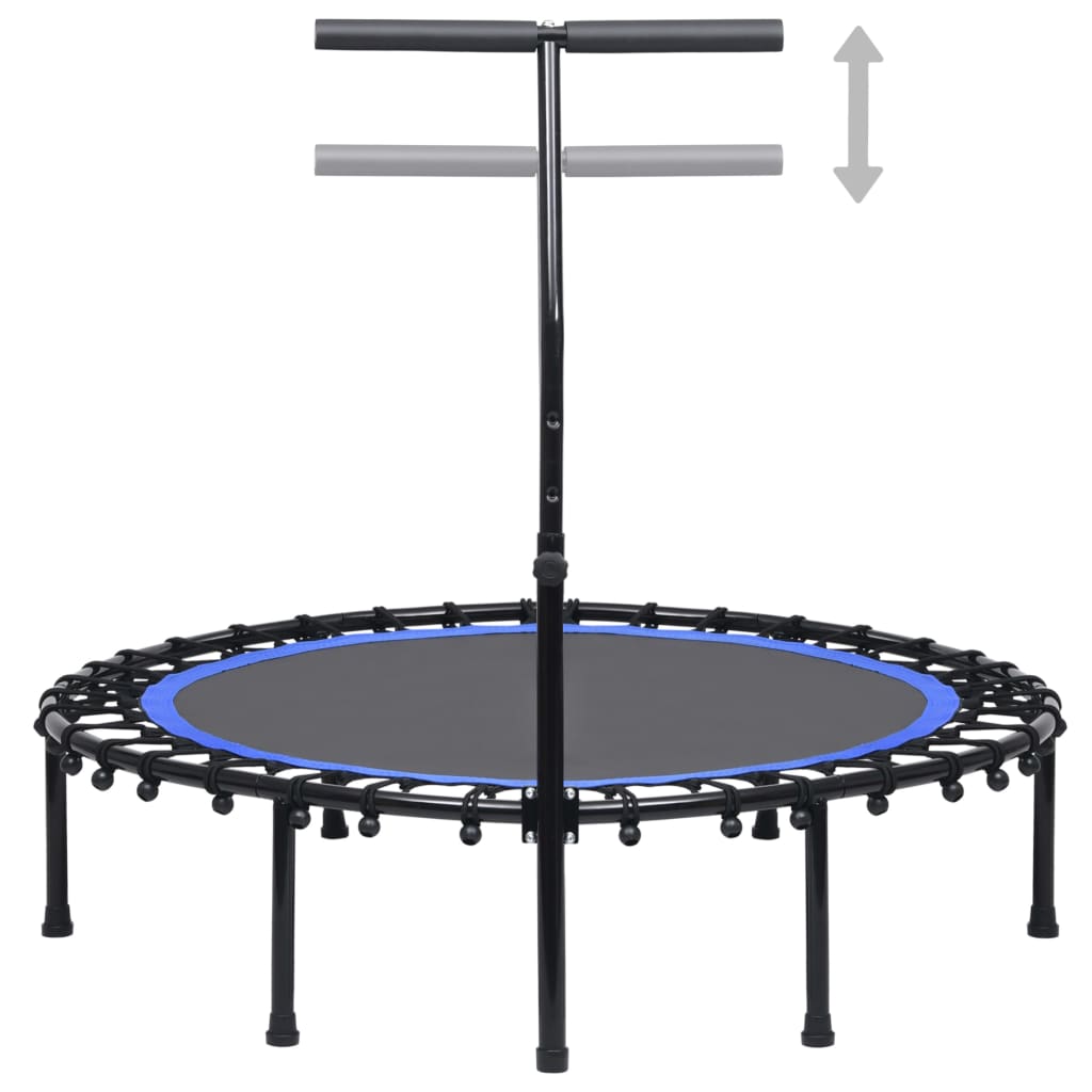 fitnesz trambulin kapaszkodóval 122 cm