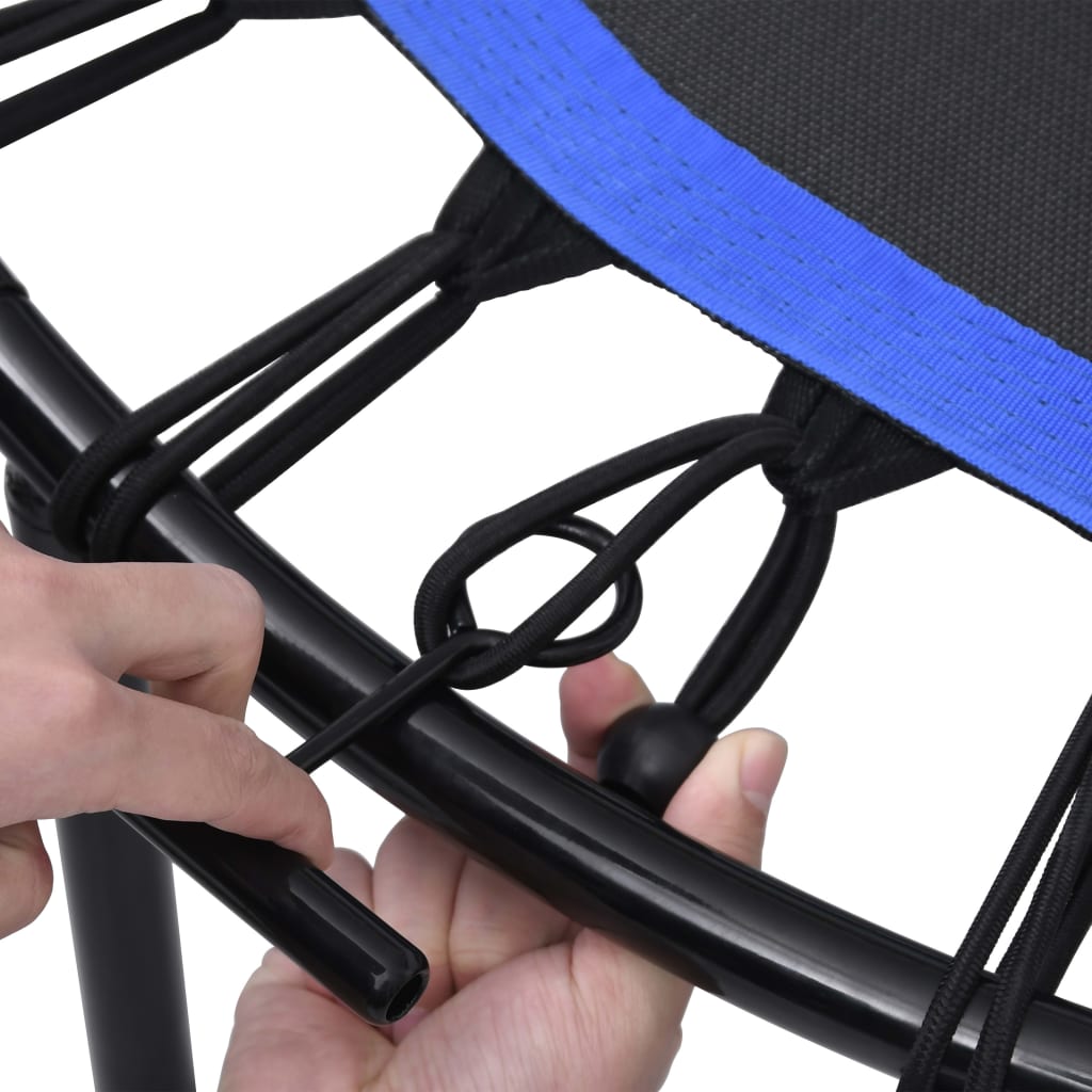 fitnesz trambulin kapaszkodóval 122 cm