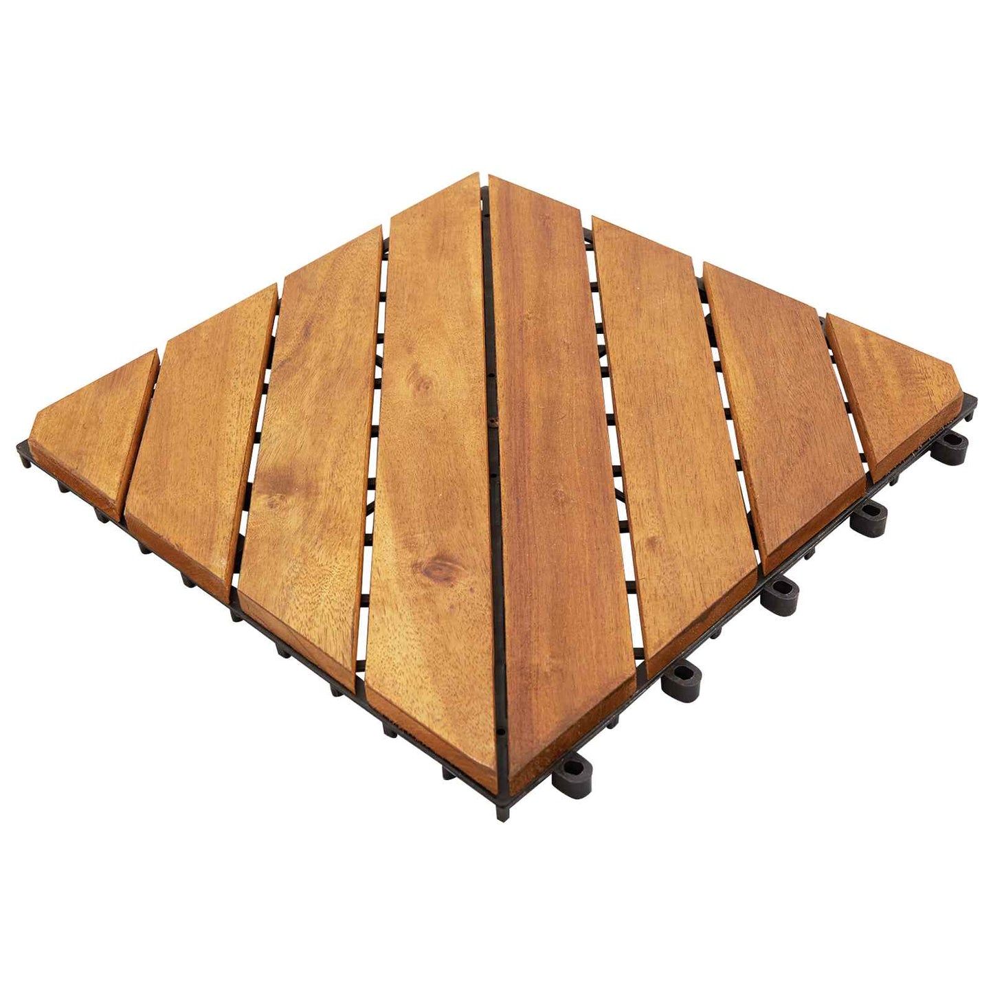 Faszegély járólap 10 pcs Barna 30 x 30 cm Akácfa