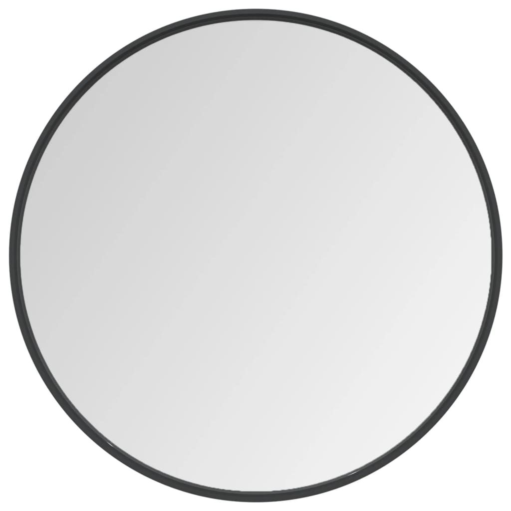 fekete falitükör 60 cm
