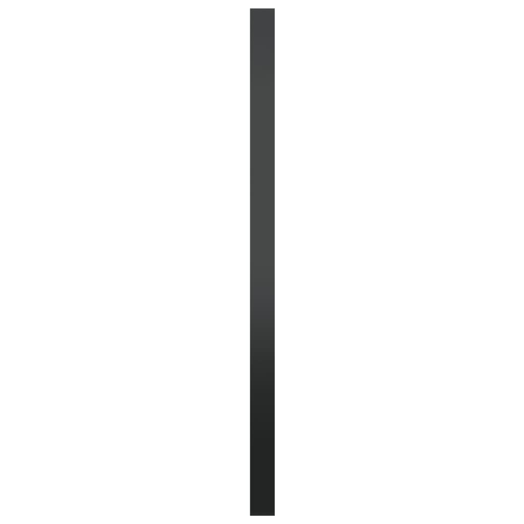 fekete falitükör 60 cm