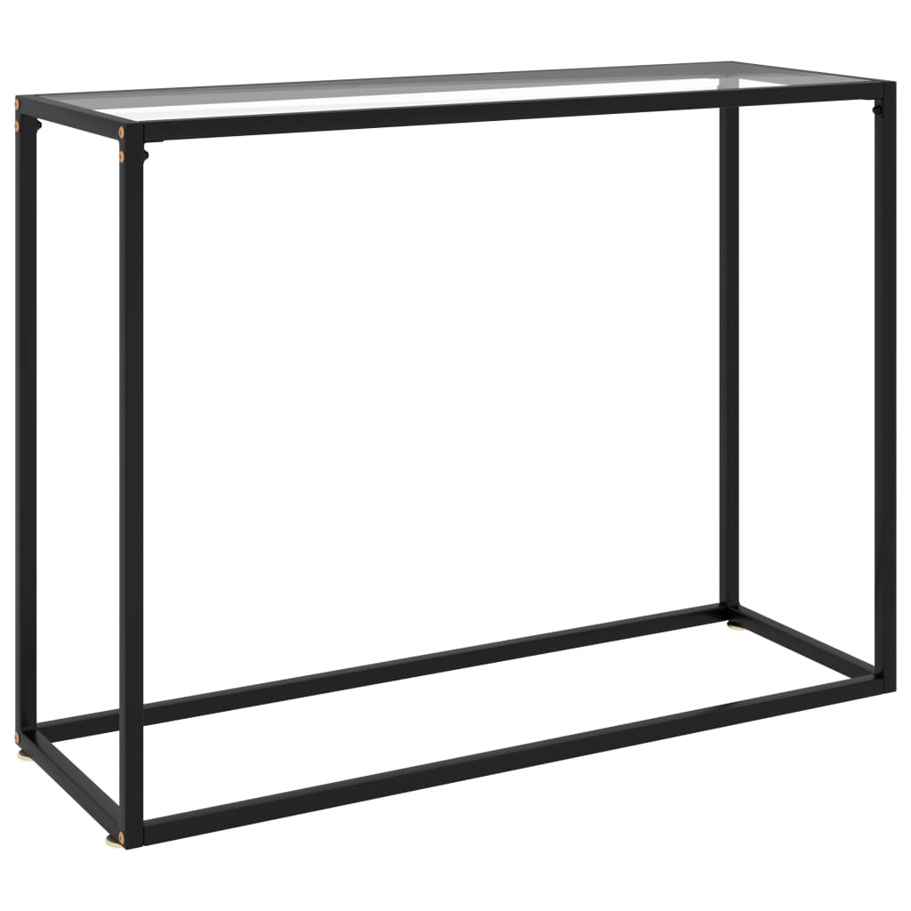 átlátszó edzett üveg tálalóasztal 100 x 35 x 75 cm