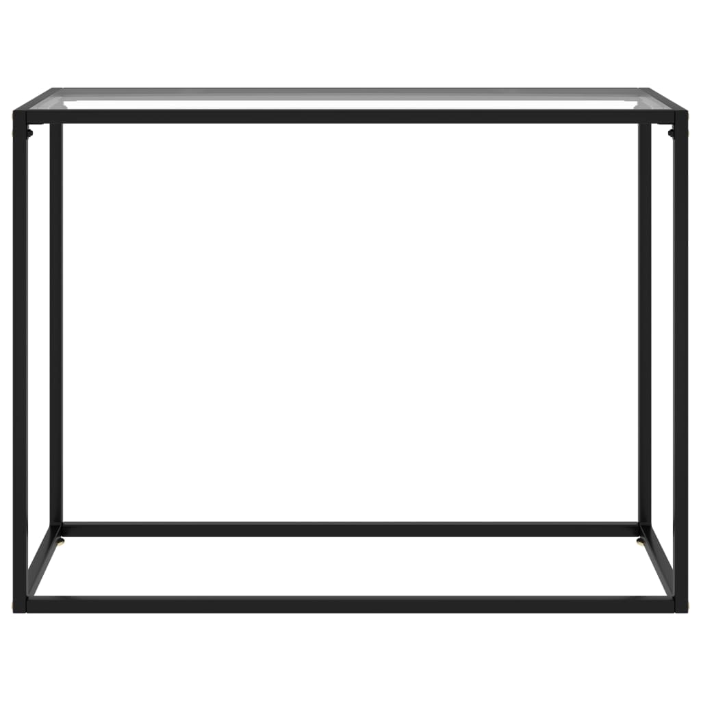 átlátszó edzett üveg tálalóasztal 100 x 35 x 75 cm