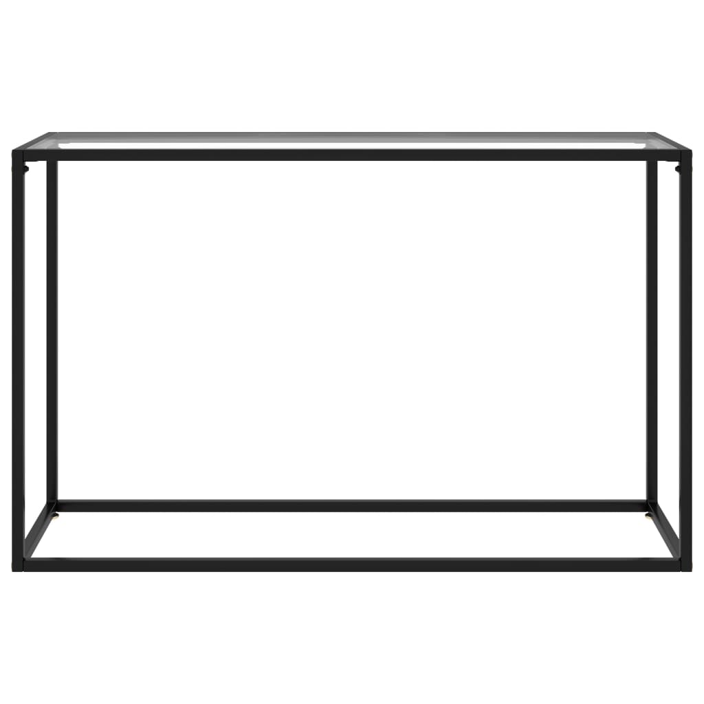 átlátszó edzett üveg tálalóasztal 120 x 35 x 75 cm