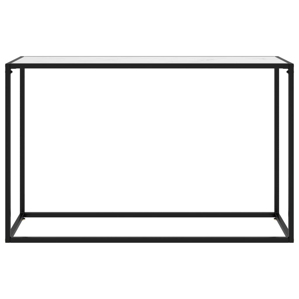 fehér edzett üveg tálalóasztal 120 x 35 x 75 cm