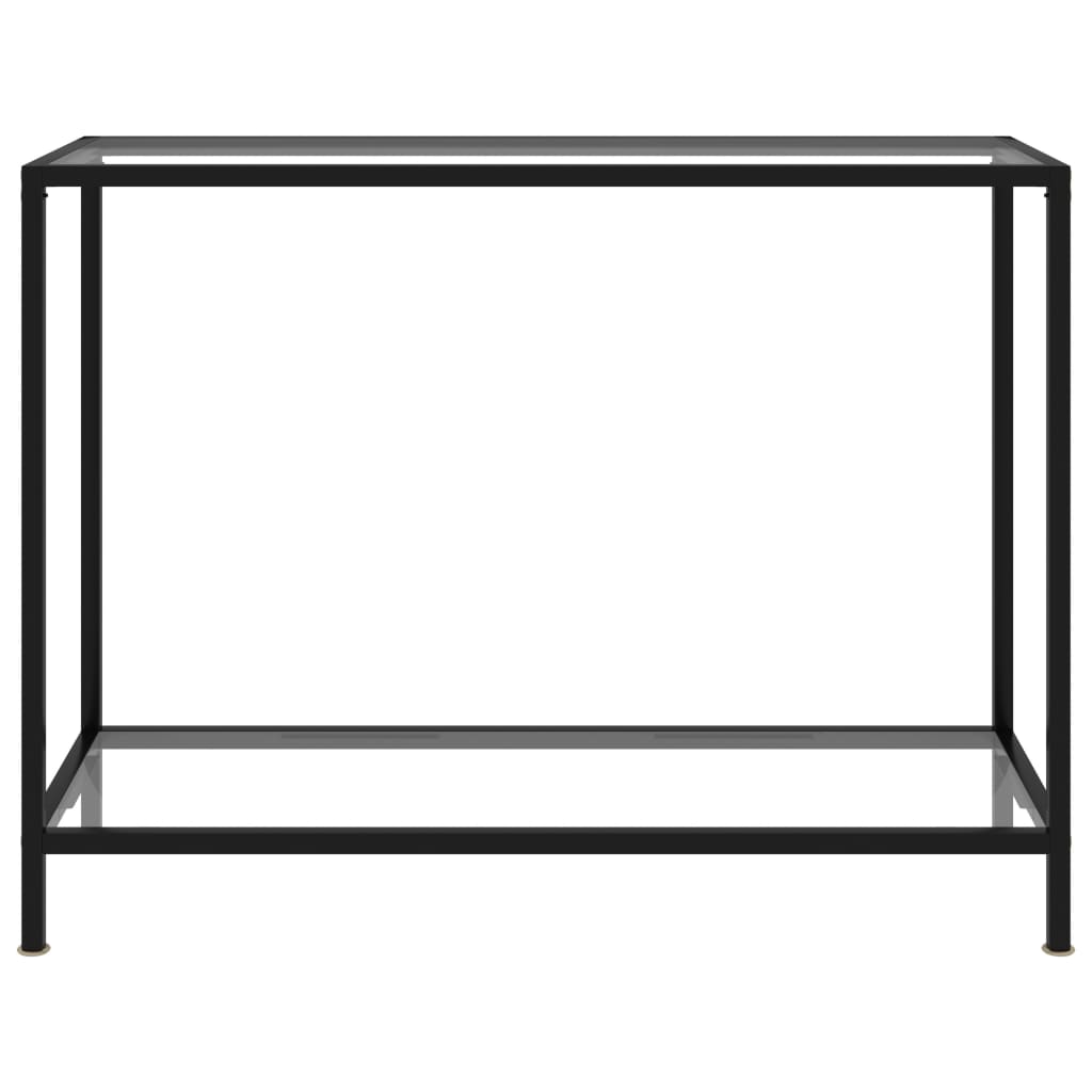 átlátszó edzett üveg tálalóasztal 100 x 35 x 75 cm