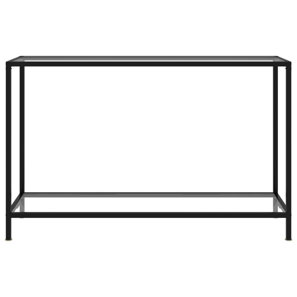 átlátszó edzett üveg tálalóasztal 120 x 35 x 75 cm