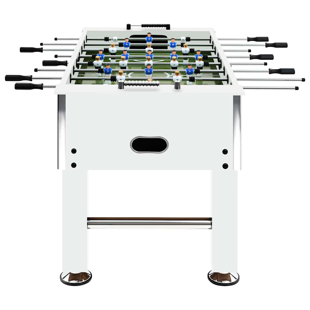 fehér acél csocsóasztal 60 kg 140 x 74,5 x 87,5 cm