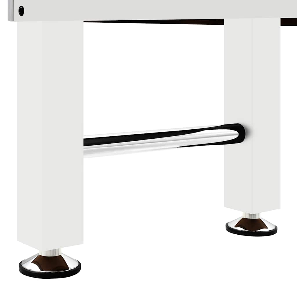 fehér acél csocsóasztal 60 kg 140 x 74,5 x 87,5 cm