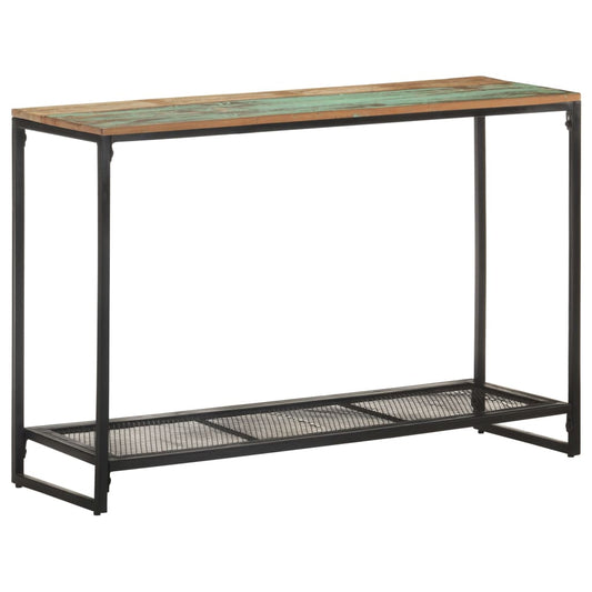 tömör újrahasznosított fa tálalóasztal 110 x 35 x 75 cm