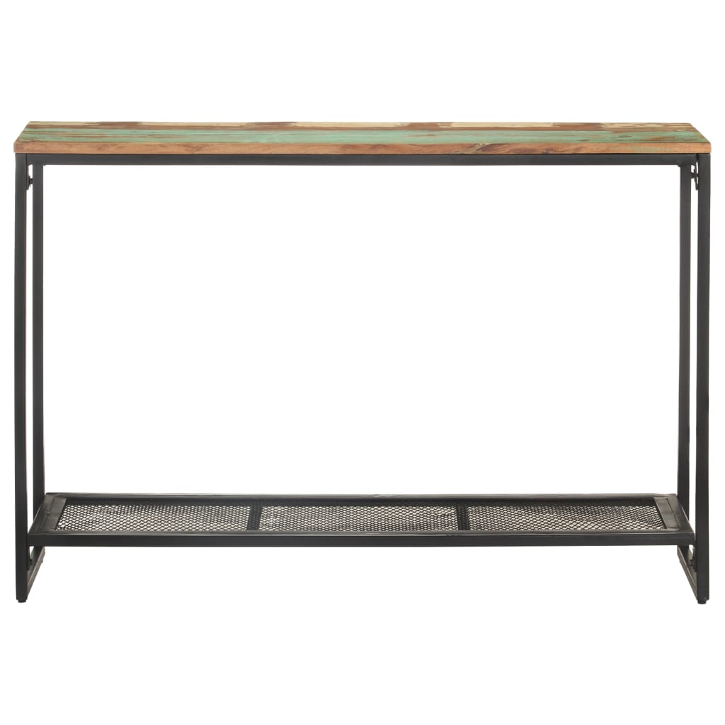 tömör újrahasznosított fa tálalóasztal 110 x 35 x 75 cm