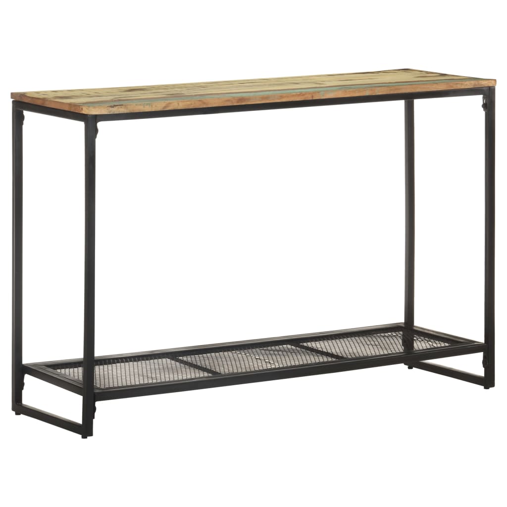 tömör újrahasznosított fa tálalóasztal 110 x 35 x 75 cm